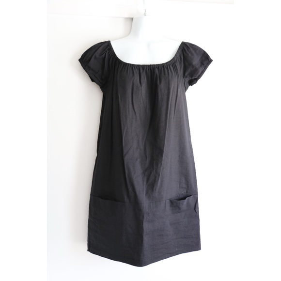 Theory Dresses & Skirts - Theory 'Lilibeth W' Black Linen Dress